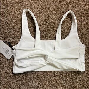🆕 nwt IVL collective twist back bra white 4
